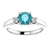 Ring > Diamond > CTW > 1/Garnet & 1 > Mozambique > Round > 6.5mm