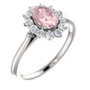 Ring > Diamond > CTW > 1/Morganite & 1.*Multiple Diamond Cuts and Weights available*