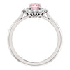 Ring > Diamond > CTW > 1/Morganite & 1.*Multiple Diamond Cuts and Weights available*