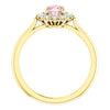 Ring > Diamond > CTW > 1/Morganite & 1.*Multiple Diamond Cuts and Weights available*