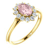 Ring > Diamond > CTW > 1/Morganite & 1.*Multiple Diamond Cuts and Weights available*
