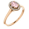 Ring > Diamond > CTW > 1/Morganite & 1.*Multiple Diamond Cuts and Weights available*