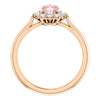 Ring > Diamond > CTW > 1/Morganite & 1.*Multiple Diamond Cuts and Weights available*