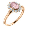 Ring > Diamond > CTW > 1/Morganite & 1.*Multiple Diamond Cuts and Weights available*
