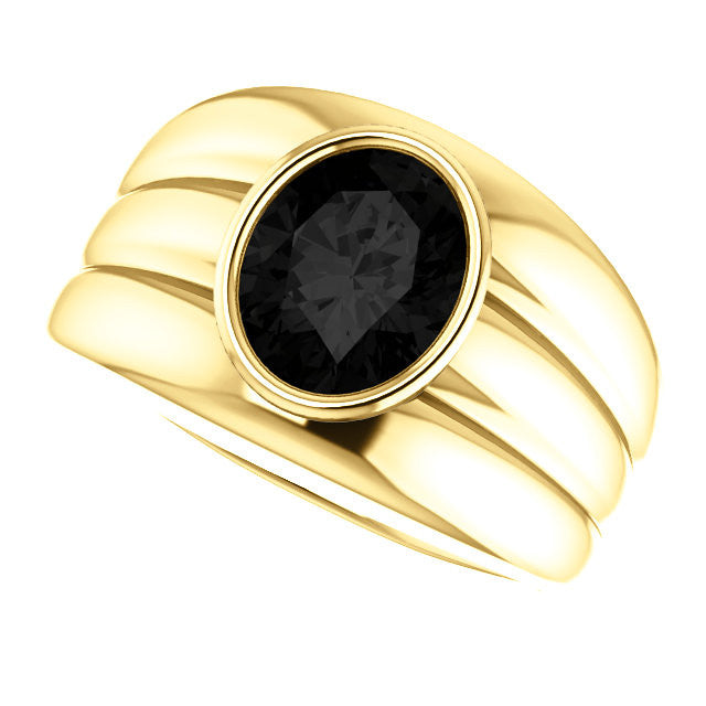 Ring > Bezel > Men's > Onyx