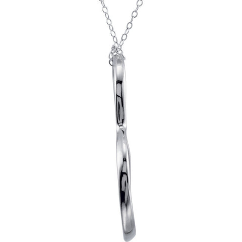 Necklace > Heart > Wave-Style