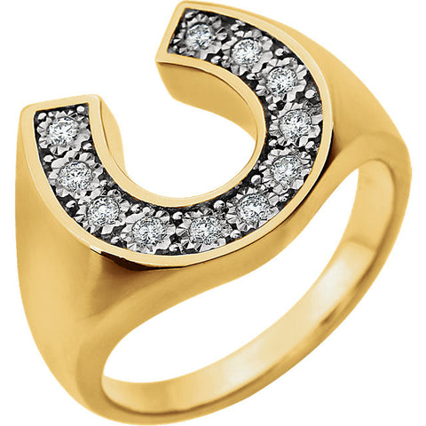 Ring > Men's > Diamond > 1/4 CTW > Two-Tone > 14kt