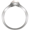 Ring > Birthstone > "April" > Sapphire > White