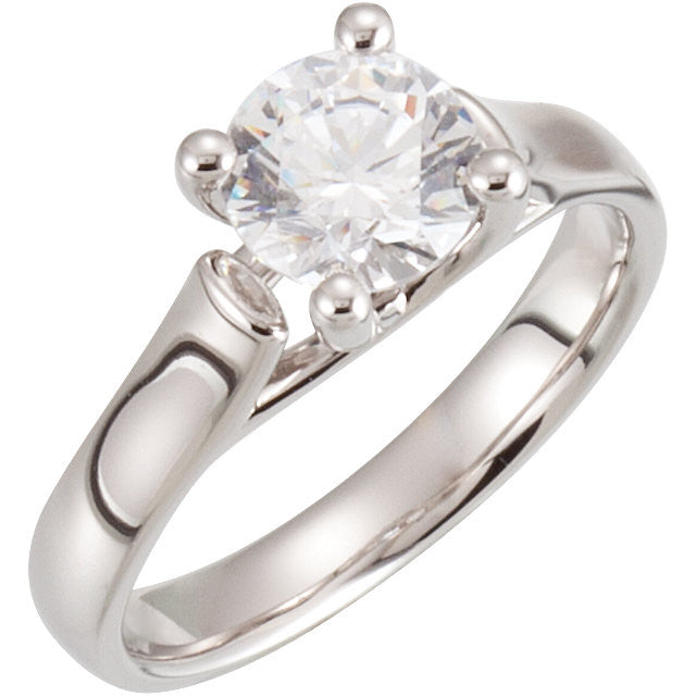 Ring > Engagement > Solitaire > Round > Diamond > 1/4 CTW