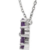 Necklace > 16" > Sapphire > Pink > Created > Chatham®