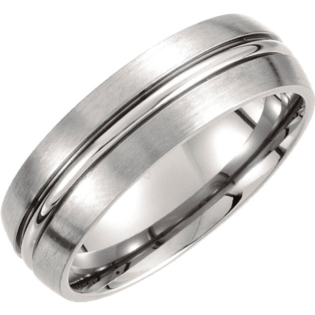 .5 > Band > Finished > Grooved & Satin > 7mm