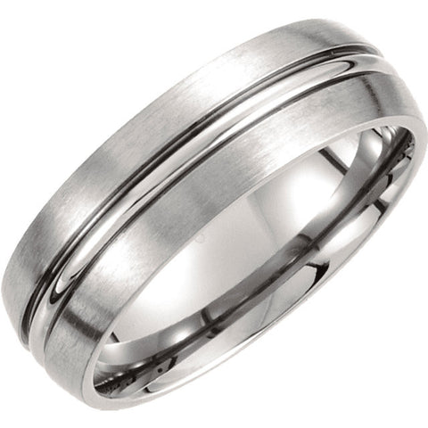 .5 > Band > Finished > Grooved & Satin > 7mm