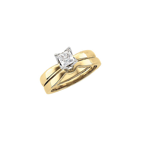 Ring > Engagement > Solitaire > Princess > Diamond > 1/2 CTW