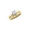 Ring > Engagement > Solitaire > Princess > Diamond > 1/2 CTW
