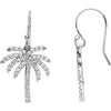 Earrings > Tree > Palm > Diamond > 1/2 CTW