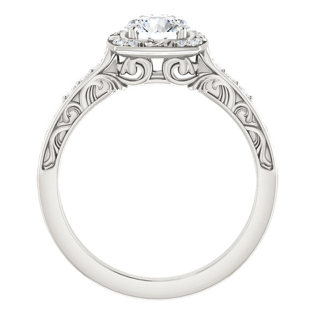 Ring > Engagement > Diamond > CTW > 1/Zirconia & 1 > Cubic