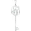 Necklace > 18" > Key® > the > is > Love > Diamond > 1/10 CTW