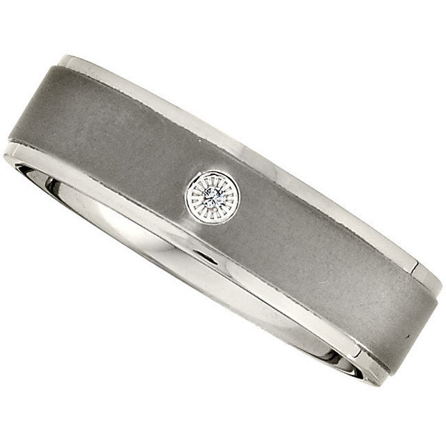 Band > Diamond > Set > Bezel > CT > .05