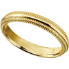 Milgrain > Double > with > Band > Ridged