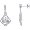 Earrings > Style > Chandelier > Diamond > CTW > 1/Sapphire & 1 > Blue