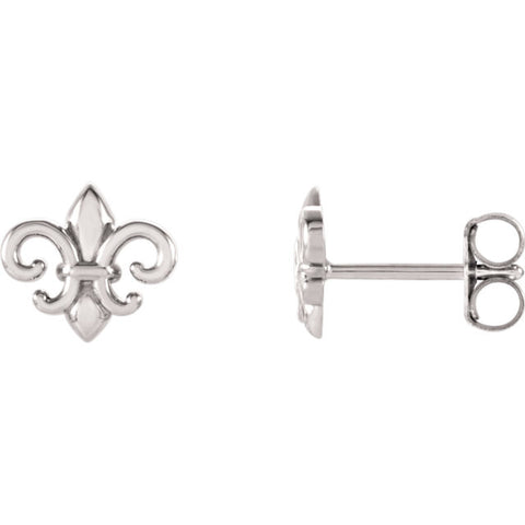 Earrings > Fleur-De-Lis