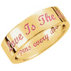 Band > Wedding > Key® > the > is > Love > 3mm