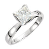 Solitaire > Princess > Moissanite > Created > 5.5mm