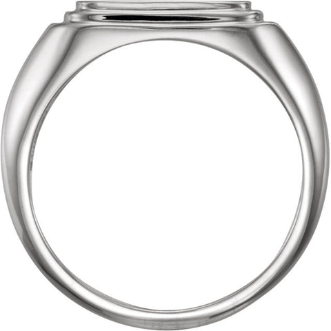 Ring > Signet > Square > Men's > Mommy® > Posh