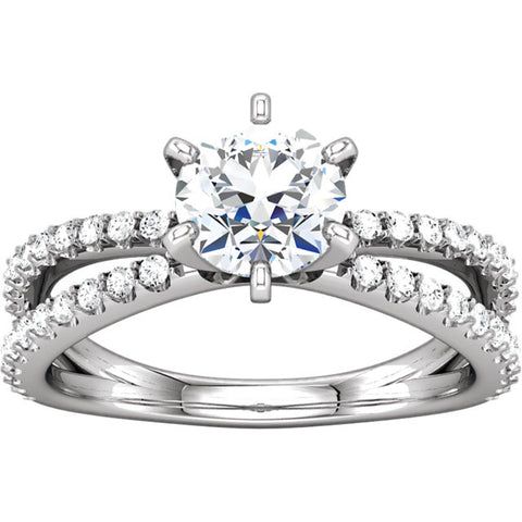 Ring > Engagement > Semi-Mount > Diamond > 3/8 CTW