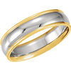 Band > Comfort-Fit > Two-Tone > 6mm