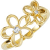 Ring > Design > Floral > Diamond > .07 CTW