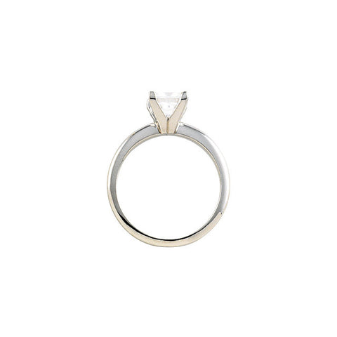Mounting > Ring > Solitaire > 4-Prong > Square/Princess