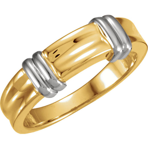 Band > Duo > Gents > 7mm > Two-Tone > 18kt