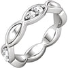 Band > Eternity > Sculptural-Inspired > Diamond > 1/3 CTW