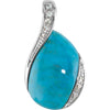 Pendant > Turquoise & Diamond > Chinese > Genuine