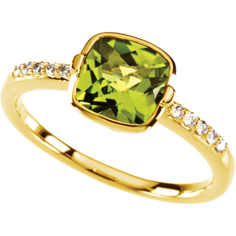 Ring > Diamond > CTW > 1/Peridot & 1 > Checkerboard