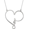 Necklace > 18" > Design > Infinity > Heart > "Love"