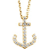 Necklace > Anchor > Diamond > 1/8 CTW