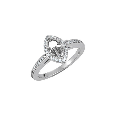 Ring > Engagement > Diamond & CZ > 1/3 CTW