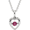 Necklace > 18" > Ruby