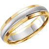 Band > Step-Edge > 6mm > Two-Tone > 14kt