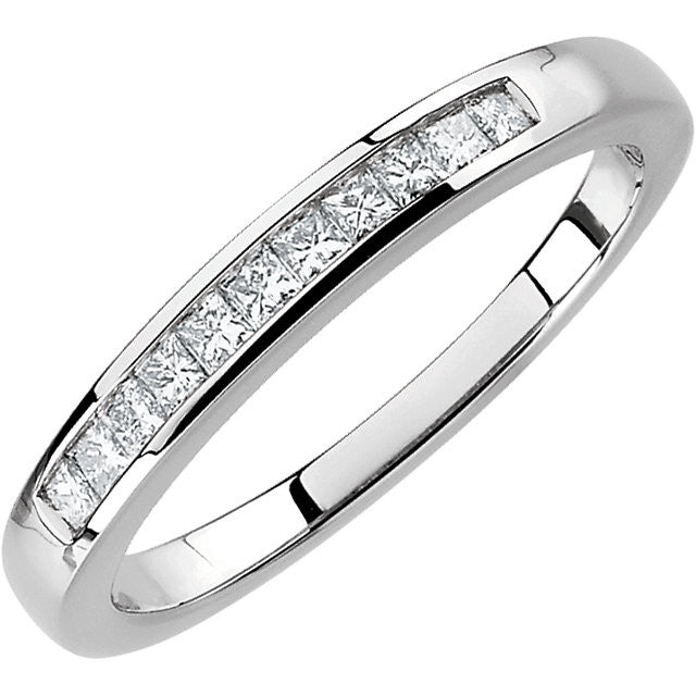 Band > Anniversary > Diamond > Princess-Cut.*Multiple Diamond Cuts and Weights available*