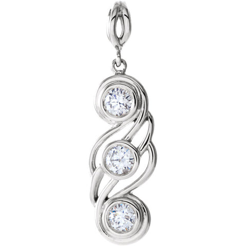 Pendant > 3-Stone > Diamond > 1/2 CTW