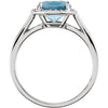 Ring > Diamond > .05 CTW > & > Opal
