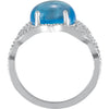 Ring > Topaz > Blue > Swiss > Design > Granulation > 10x8mm
