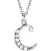 Necklace > 16" > Initial > "a" > Letter > Lowercase > Diamond > .03 CTW