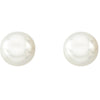 Earrings > Pearl > Fashion > Cultured > Sea > South > Button > Full > 12mm
