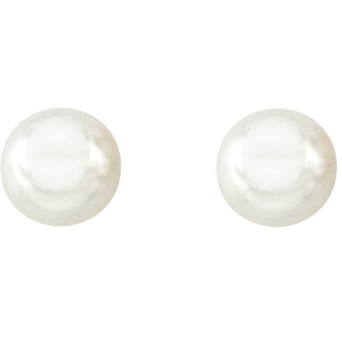 Earrings > Pearl > Fashion > Cultured > Sea > South > Button > Full > 12mm