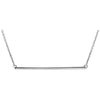 Necklace > 18" > Bar > Straight