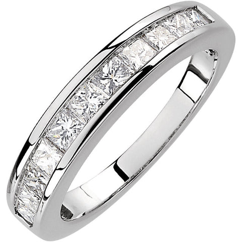 Band > Anniversary > Diamond > Princess-Cut > CTW > 1.*Multiple Diamond Cuts and Weights available*